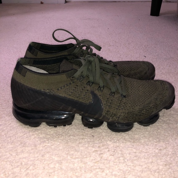 ❌SOLD❌Nike Vapormax flyknit 11.5 Mens Olive G - Picture 3 of 8